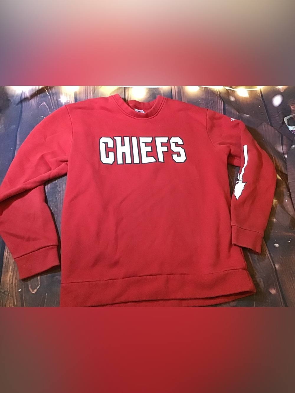 Kansas City chiefs adidas sweatshirt adult size medium